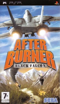 Logo: After Burner: Black Falcon