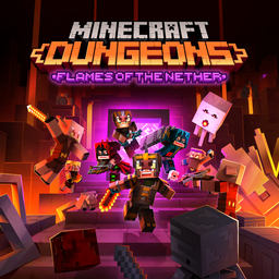 Logo: Minecraft Dungeons: Flames of the Nether