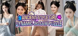 Logo: Ancient Style Girl Dynamic Jigsaw Puzzle