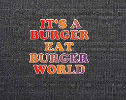 Logo: It's a Burger Eat Burger World