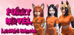 Logo: Furry Novel: Locked Hearts