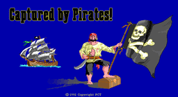 Logo: Captured by Pirates