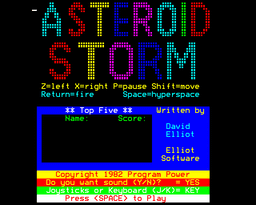 Logo: Asteroid Storm