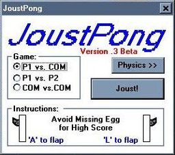 Logo: JoustPong