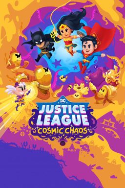 Logo: DC Justice League: Cosmic Chaos