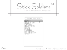 Logo: Stick Soldiers