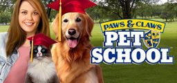 Logo: Paws and Claws: Pet School