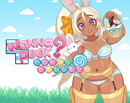 Logo: Wanna Peek? Candy Bunnies