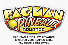 Logo: Pac-Man Pinball Advance