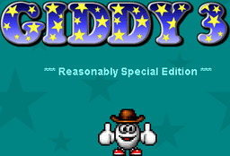 Logo: Giddy 3: The Retro Eggsperience