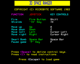Logo: 3D Space Ranger