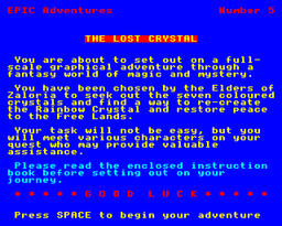 Logo: The Lost Crystal
