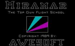 Logo: Miramar, Jet Fighter Simulator