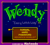 Logo: Wendy: Every Witch Way
