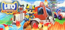 Logo: Leo: The Firefighter Cat