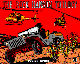 Logo: The Rick Hanson Trilogy: Saga of a Spy