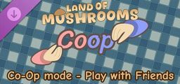 Logo: Land of Mushrooms: Co-Op mode - Play with Friends