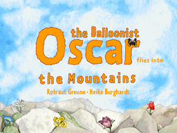 Logo: Oscar the Balloonist Flies into the Mountains