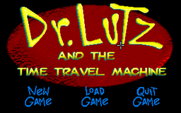 Logo: Dr. Lutz and the Time Travel Machine