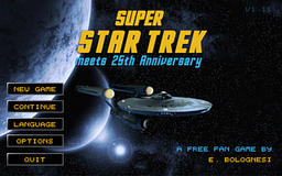 Logo: Super Star Trek meets 25th Anniversary