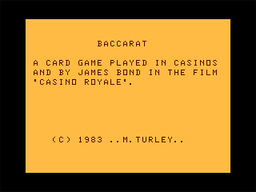 Logo: Baccarat