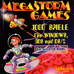 Logo: Megastorm Games: 1000 Spiele für Windows, DOS & OS/2