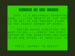 Logo: Circus Adventure