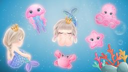 Logo: Mermaid Story: Pack of Friends