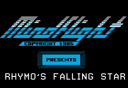Logo: Rhymo's Falling Star