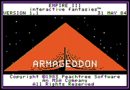 Logo: Empire III: Armageddon