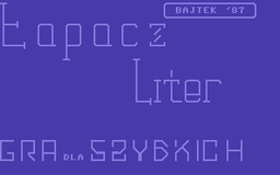 Logo: Łapacz Liter: Gra dla Szybkich