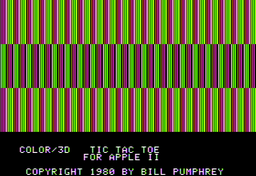 Logo: Color/3D Tic Tac Toe