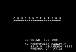 Logo: Concentration