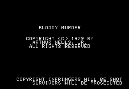 Logo: Bloody Murder