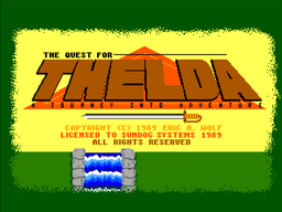Logo: The Quest for Thelda: A Journey Into Adventure