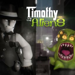 Logo: Timothy vs the Aliens