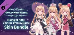 Logo: Little Witch Nobeta: Midnight Kitty, Chinese Dress & Nurse Skin Bundle