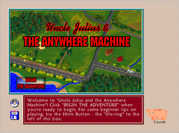 Logo: Uncle Julius and the Anywhere Machine