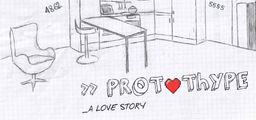 Logo: PROToThYPE: _ a love story