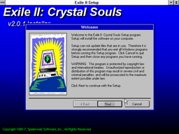 Logo: Exile II: Crystal Souls