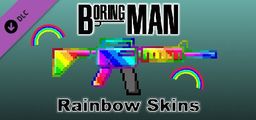 Logo: Boring Man: Online Tactical Stickman Combat - Rainbow Weapon Skins