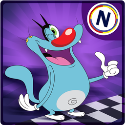 Logo: Oggy Go: World of Racing