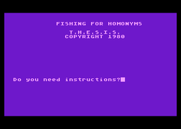 Logo: Fishing for Homonyms