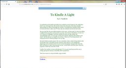 Logo: To Kindle a Light