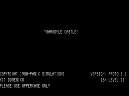 Logo: Gargoyle Castle