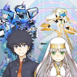 Logo: A Certain Magical Virtual-On: Supplement Dennousenki Pro Wrestling Gigantes of the Ring