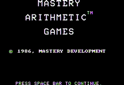 Logo: Mastery Arithmetic Games