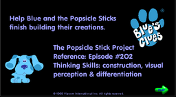 Logo: Blue's Clues: The Popsicle Stick Project