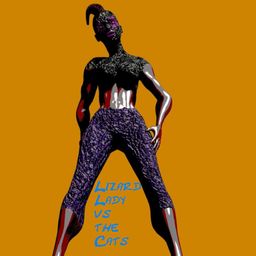 Logo: Lizard Lady vs the Cats