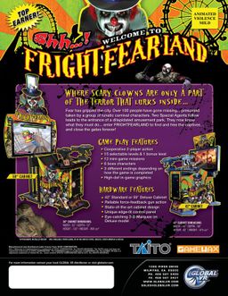 Logo: Shh...! Welcome to Frightfearland